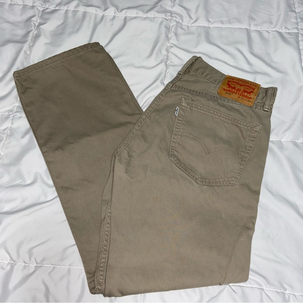 Levi’s 505 Regular Fit Beige White Tag Jeans Size 32x30